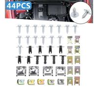 44 Pezzi Sottopiatto Motore Copertura Parafango Vite Clip Trim Per E46