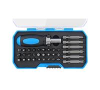 44 pz/34 pz Multi-bit Cricchetto Cacciavite Multitool Cacciavite Set di Strumenti con Scatola In Lega di Cromo Utensili Punte di Precisione