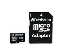 44082 23942440826 Verbatim Premium 16 GB MicroSDHC Classe 10, Scheda di memoria