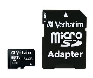 44084 Verbatim Premium 64 GB MicroSDXC Classe 10