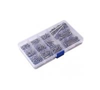 440pcs M3 Stainless Steel Hex Head Socket Screws and Nuts Assortment 2 Hex Keys Edition 0618