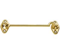 4410 Q.TA' 12 GANCIO FERMAFINESTRA OTTONE LUCIDO 140 MM