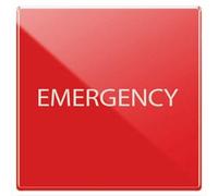 442025RS/2-PULSANTE EMERGEN.N NC ROSSO S44 2M