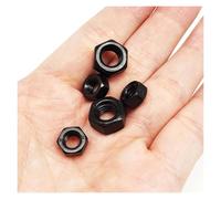 445 pezzi DIN934 piccolo micro dado esagonale set assortimento kit scatola acciaio al carbonio nero ottone M1.4 M1.6 M2 M2.5 M3 M3.5 M4 M5 M6 M8