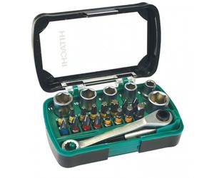 44539 HIKOKI SET SERIE INSERTI E BUSSOLE PZ. 24