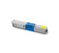 44643001 Giallo Toner Compatibile con Oki C801N,801DN,C821N,821DN -7.3k