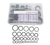 447 Pezzi Kit O-ring di tenuta aria condizionata per auto Assortimento di sostituzione in gomma per escavatore SH
