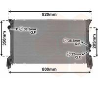 Radiatore Motore Mercedes Benz Vito CDi Diesel dal 2014 ORIGINALE