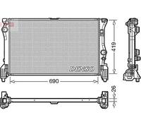 Radiatore Motore Mercedes Benz Vito CDi Diesel dal 2014 ORIGINALE