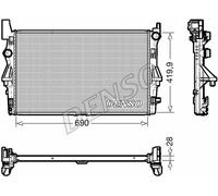 4475010101 A4475010101 Radiatore Motore MERCEDES VITO 2014 -> NUOVO ORIGINALE