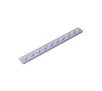 4477 Piastra Base Piastra 1x10 50 Pezzi GDS-507 compatibile con Lego Mattoncini da Costruzione Colore:Rose violet