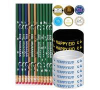 448 PCS EID Mubarak matite bracciali adesivi set di matite eid braccialetti Eid adesivi Eid Eid Mubarak Party Ramadan Regalo per musulmani (pacchetto