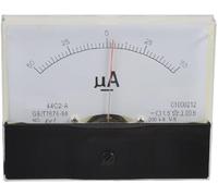 44C2 Amperometro bidirezionale a puntatore 50uA 100uA500uA Misuratore di corrente analogico da pannello positivo(100uA)