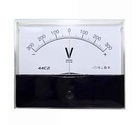 44C2 DC/75mv voltmetro misuratore analogico pannello V corrente metro 50A -0-50A Voltmetro 3V 5A 10V 20V 30V 50V 100V 200V 300V 500V 1Pcs (300V -0-300V)