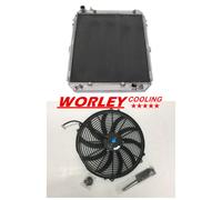 44mm Radiator & Fan for Hilux Surf or 4Runner KZN130 3.0cc TD 93-95 RHD 1KZ-TE