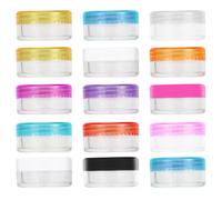 44pcs 5g Cream di plastica Contenitori vuoti POTS COSMETICI (Stile misto)