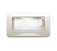 Placca Autoportante Ave sistema 44 IP55 4 Moduli Bianco 44SP04B
