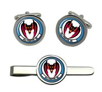 44th Fighter Squadron USAF Gemelli E Fermacravatta Set