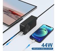 44W 15V Alimentatore Caricatore per Microsoft Surface Pro 9/8/7/6/5/4/3/