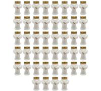 44x Lumino Bianco a Forma di Croce Friedhofskerzen Grabbrenner Trauerlicht