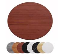 45-100cm Grande Piatto girevole in legno Lazy Susan per Tavolo da Pranzo, Giradischi girevole for cucina, Silenzioso Robusto(Teak,45cm/18in)