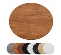 45-100cm Grande Piatto girevole in legno Lazy Susan per Tavolo da Pranzo, Giradischi girevole for cucina, Silenzioso Robusto(Gold oak,45cm/18in)