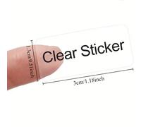 45/90/180//360/480 pezzi Etichette adesive trasparenti personalizzate con nome, etichette per nome, impermeabili per migliorare il materiale scolastico di ogni studente, attrezzature per ufficio, prez