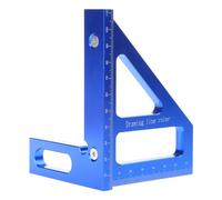 45/90 Gradi Alluminio Mitre Triangolo Righello Scribers Layout Ad Alta Precisioni Strumento di Misura Multiuso Per Ingegneri Costruzioni Strumento di Misura Lavoratore