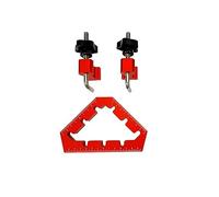 45/90 gradi Apparecchio ausiliario a forma di L Pannello di giunzione Pannello di posizionamento Clip fissa Righello quadrato da falegname Strumenti for la lavorazione del legno(A)