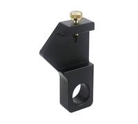45/90 Gradi Rotonda Linea Centrale Scriba Angolo Scriber Righello In Acciaio In Lega di Alluminio Blocco Posizionamento Lavorazione Del Legno Strumenti Misura FAI DA TE(Black no ruler)
