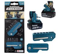 45° & 90° Magnetico Portainserti Cacciavite Per Makita Potenza Strumenti Blu 2