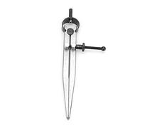 45# Acciaio Pelle Craft Compass Wing Divider Regolabili di bussola in pelle Line Marking Tools