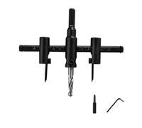 45 # Acciaio Regolabile Hole Cutter Costruzione Foro Punzonatura Strumento 30 a 300mm per Legno Cartongesso Applicazioni FAI DA TE Strumento di regolazione rapida della taglierina