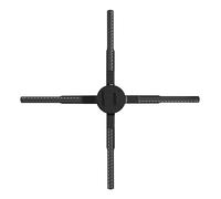 45 CENTIMETRI 576LED WIFI 3D Proiettore Olografico 3D LED Fan Parete Macchina Pubblicitaria Occhio Nudo LED Fan Macchina Pubblicitaria