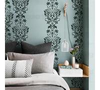45 cm Damascato Vintage Retro Lusso Stencil Per Dipingere Per Pareti Modelli Sulla Parete Pittura Artigianato Mobili Modello Decor Riutilizzabile Decorare Grandi Modelli Macchine Grande