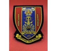 45 Commando Royal Marines Giacca Distintivo Fatto a Mano Lingotto & Filo (