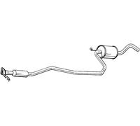 45 CV SILENZIATORE CENTRALE PER FORD Fiesta III GFJ 1.0 KW 33 CV 45