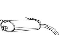 45 CV SILENZIATORE POSTERIORE PER CITRON AX ZA- 10 KW 33 CV 45