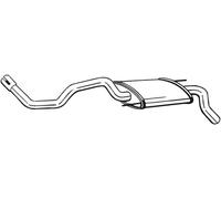 45 CV SILENZIATORE POSTERIORE PER VW Polo 6N1 45 1.0 KW 33 CV 45