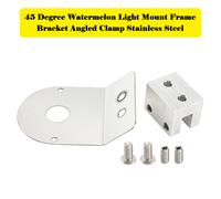 45 Degree Watermelon Light Mount Frame Bracket Angled Clamp Stainless Steel Y1