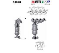 45 KW 61 CV CATALIZZATORE PER Kia Picanto SA 1.0 LPG