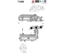 45 KW 61 CV CATALIZZATORE PER Smart Fortwo Coup 451 1.0