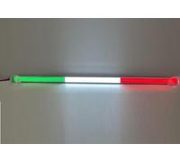 45 LED Bandiera Luminosa Italia Verde Bianco Rosso Per Parabrezza Camion Auto Lampa 60 cm 12V - 24V Universale