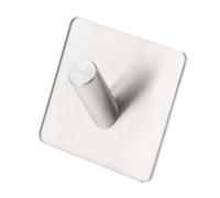 45 MILLIMETRI In Acciaio Inox Autoadesiva Gancio Cappello Portachiavi Bagno Cucina Asciugamano Gancio Montaggio A Parete Stick Su Appiccicoso Gancio 1 PC