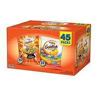45 Pack- Pepperidge Farm Goldfish Baked Cheddar Snack Crackers Variety Pack, 26g P