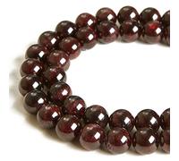 45 perline di granato da 8 mm, perline rotonde sfuse per la creazione di gioielli