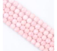 45 perline di quarzo rosa da 8 mm, perline sfuse rotonde naturali per la creazione di gioielli e braccialetti