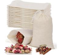 45 Pezzi Infusore per Tisane 6×8/8×10/10×15cm Infusore Tè Tisaniera Infusiera Filtro Tea Usa e Getta con Coulisse Bustine da Tè Filtro Usa e Getta Filtri da Tè per Tè Sfuso,Spezie,Lavanda,Caffè