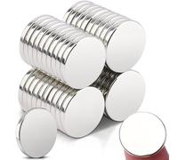 45 Pezzi Magneti 15x2mm Magneti al Neodimio Calamite Piccole Rotonde Calamite Frigorifero, Mini Calamita Rotondo Calamite Potenti, Magneti Neodimio per Frigo, Lavagne, Porte, Artigianato, Mappe