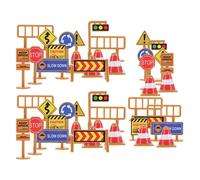 45 pezzi realistici segnali stradali set da gioco per bambini segnali stradali